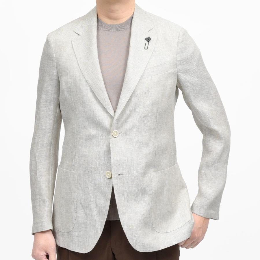 LARDINI（ラルディーニ）RIETIリエティ リネンヘリンボーン2Bライトジャケット JD6205/PAIF66810 17061005109の画像