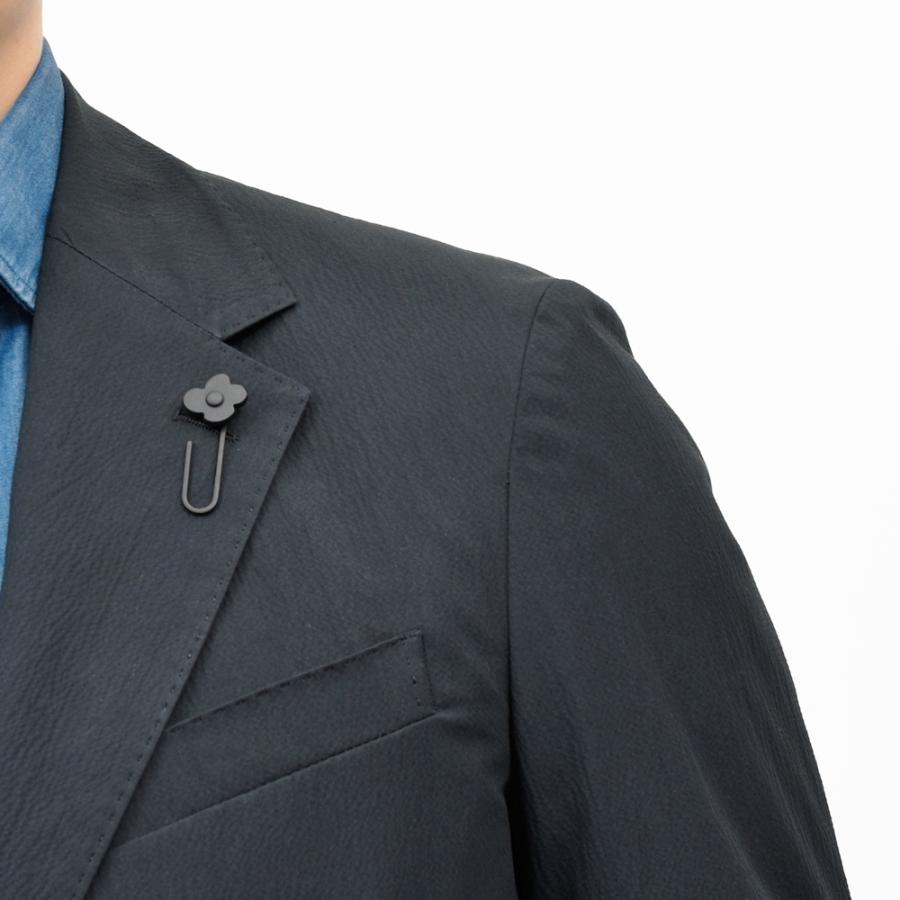 LARDINI（ラルディーニ）ROMAローマ コットンシルクストレッチシアサッカー2Bジャケット A6202Q6401 17061006109の画像