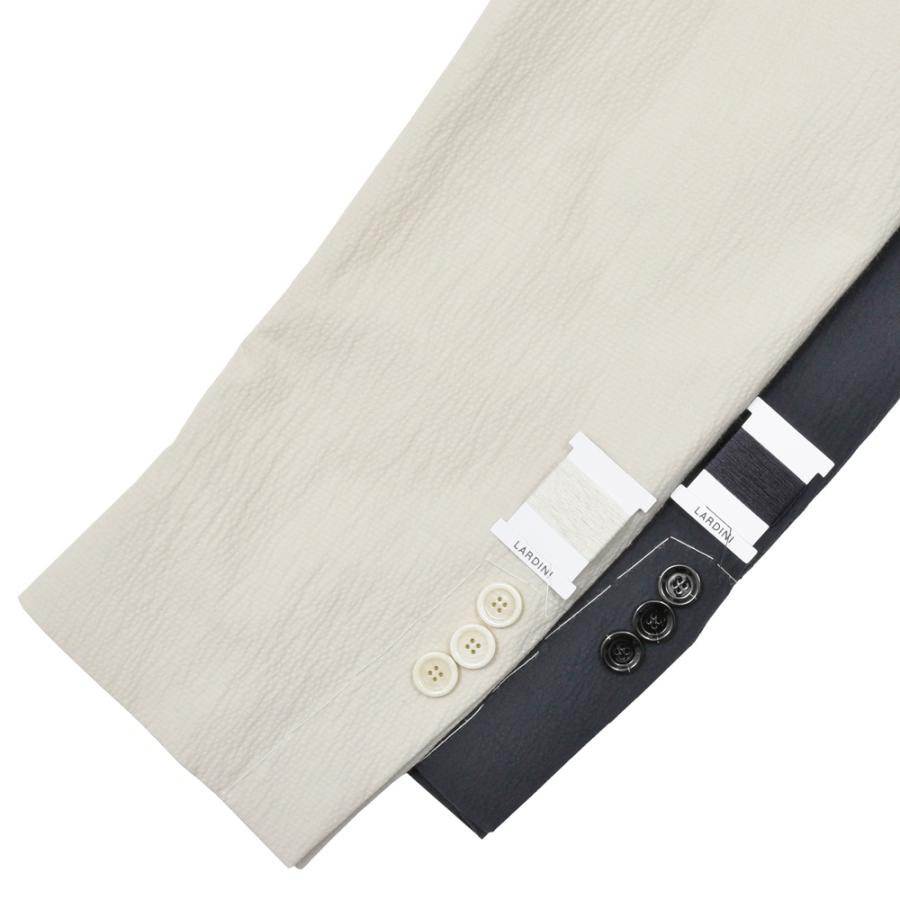 LARDINI（ラルディーニ）ROMAローマ コットンシルクストレッチシアサッカー2Bジャケット A6202Q6401 17061006109の画像