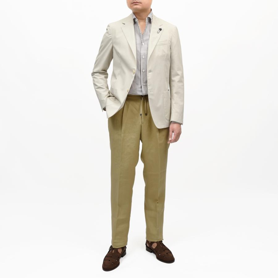 LARDINI（ラルディーニ）ROMAローマ コットンシルクストレッチシアサッカー2Bジャケット A6202Q6401 17061006109の画像