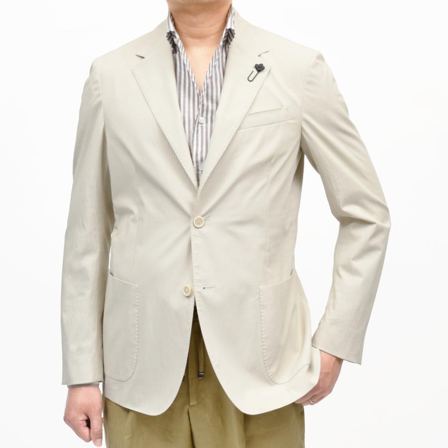 LARDINI（ラルディーニ）ROMAローマ コットンシルクストレッチシアサッカー2Bジャケット A6202Q6401 17061006109の画像