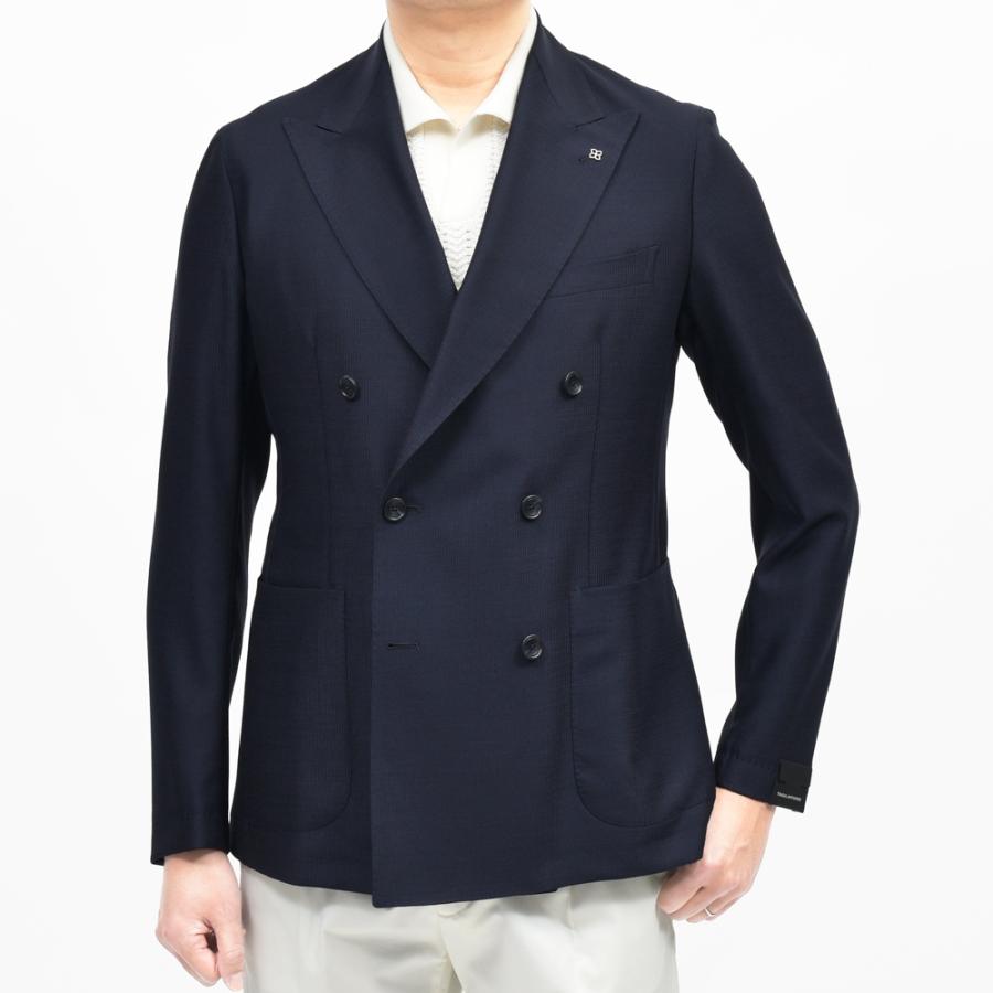TAGLIATORE（タリアトーレ）DARRELダレル ウールジャガードシャドーストライプ6Bダブルジャケット 150155 17061008054の画像