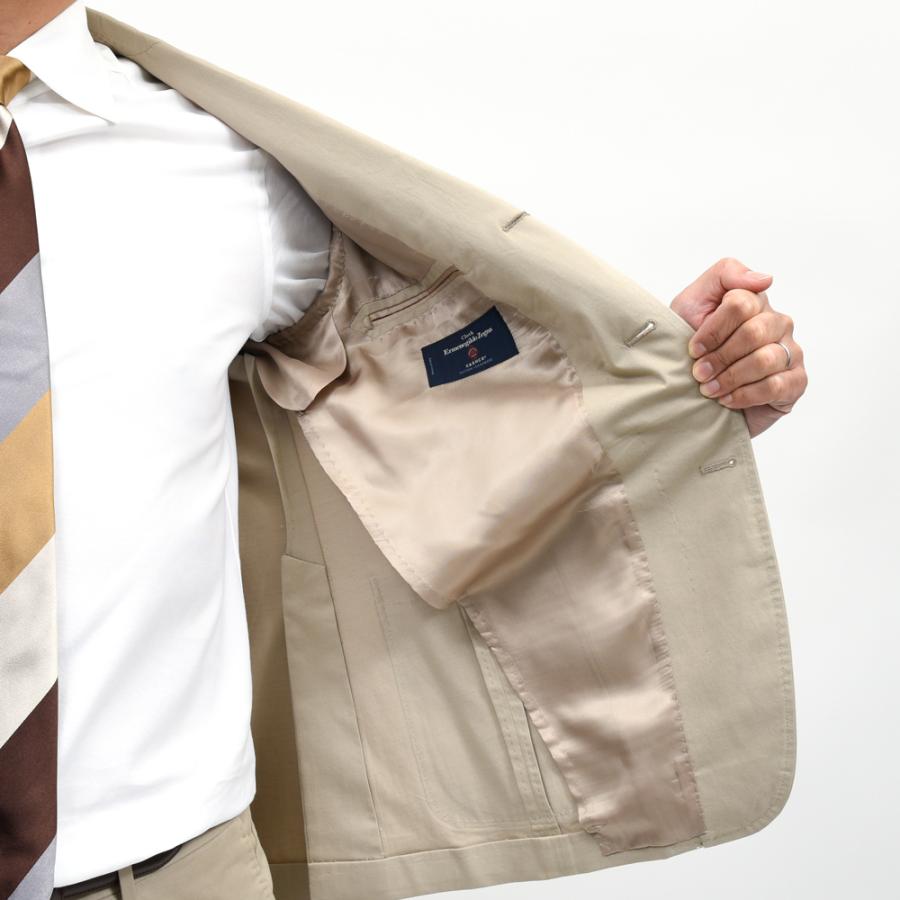 guji（グジ）コットンカシミア3Bジャケット MADE BY RING JACKET / Ermenegildo Zegna - CASHCO 17061202028の画像