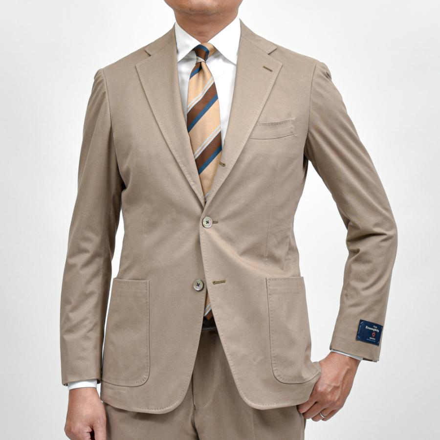 guji（グジ）コットンカシミア3Bジャケット MADE BY RING JACKET / Ermenegildo Zegna - CASHCO 17061202028の画像