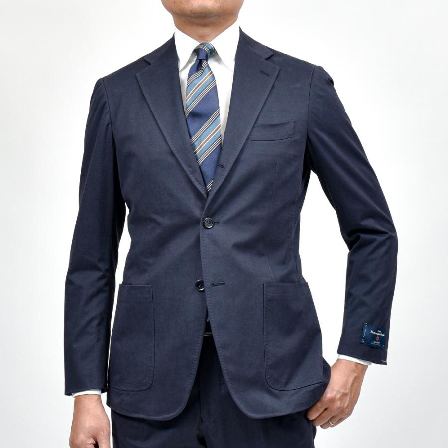 guji（グジ）コットンカシミア3Bジャケット MADE BY RING JACKET / Ermenegildo Zegna - CASHCO 17061202028の画像