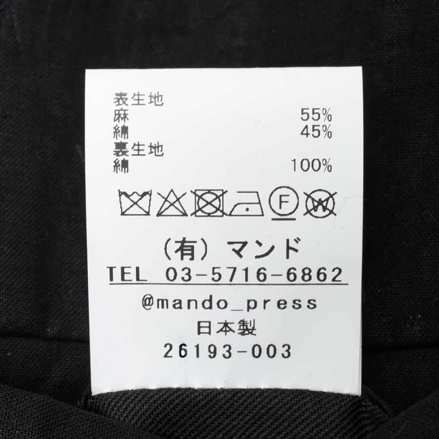 mando（マンド)リネンコットンストライプ2Bジャケット 26193-003 17061400037の画像