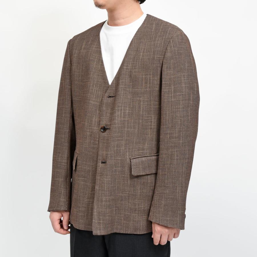 la favola（ラファーヴォラ）ポリエステルレーヨンカラミノーカラー3Bジャケット J26 17061400146の画像