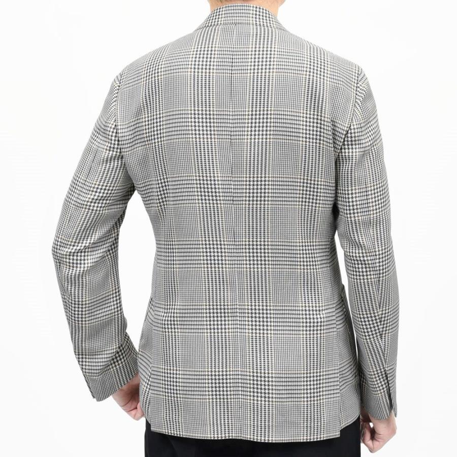 LARDINI（ラルディーニ）ROMAローマ コットンリネンライトツィードグレンチェック2Bジャケット 6116-A6202Q6506 17065002109の画像