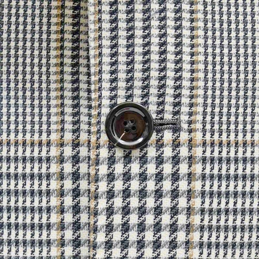 LARDINI（ラルディーニ）ROMAローマ コットンリネンライトツィードグレンチェック2Bジャケット 6116-A6202Q6506 17065002109の画像
