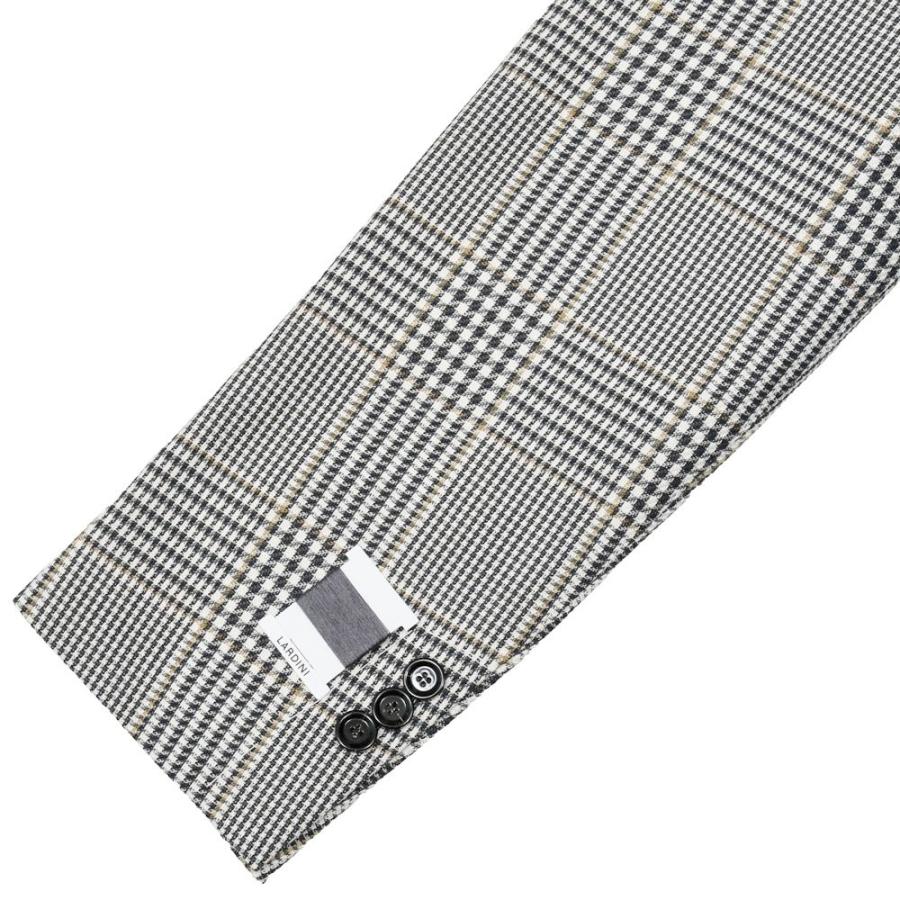 LARDINI（ラルディーニ）ROMAローマ コットンリネンライトツィードグレンチェック2Bジャケット 6116-A6202Q6506 17065002109の画像