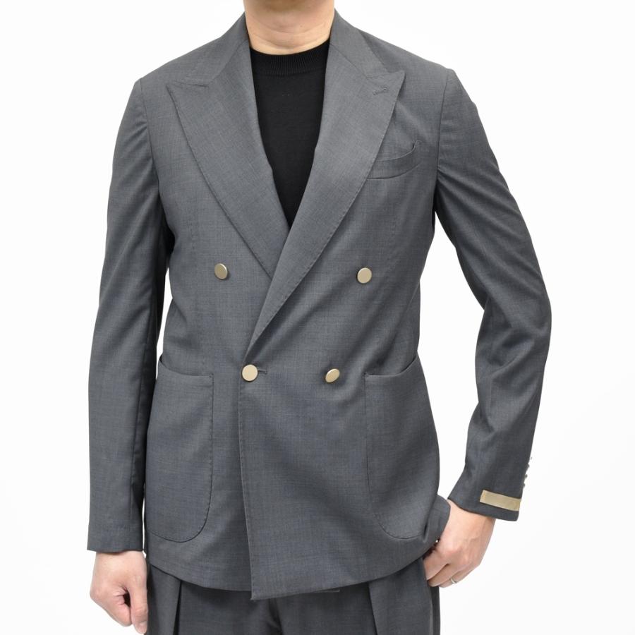 BRIGLIA1949（ブリリア1949）BOLGHERIボルゲリ ウールトロピカル4Bダブルジャケット 6107-BOLGH108 17065005109の画像