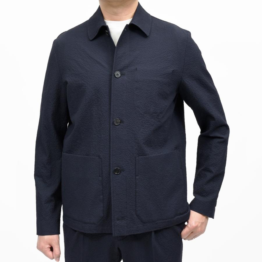 INCOTEX（インコテックス）ストレッチコットンシルクシアサッカーカバーオール 470-51802(M) 17065300052の画像