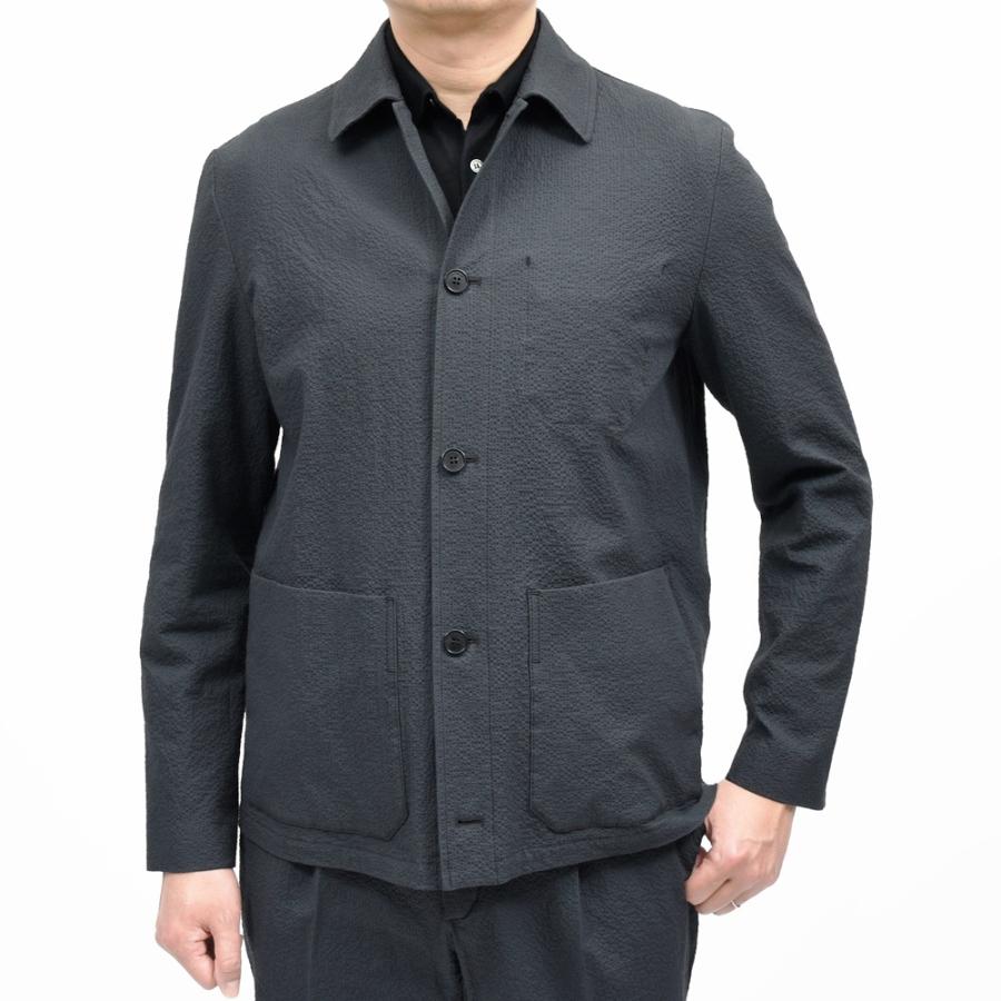 INCOTEX（インコテックス）ストレッチコットンシルクシアサッカーカバーオール 470-51802(M) 17065300052の画像