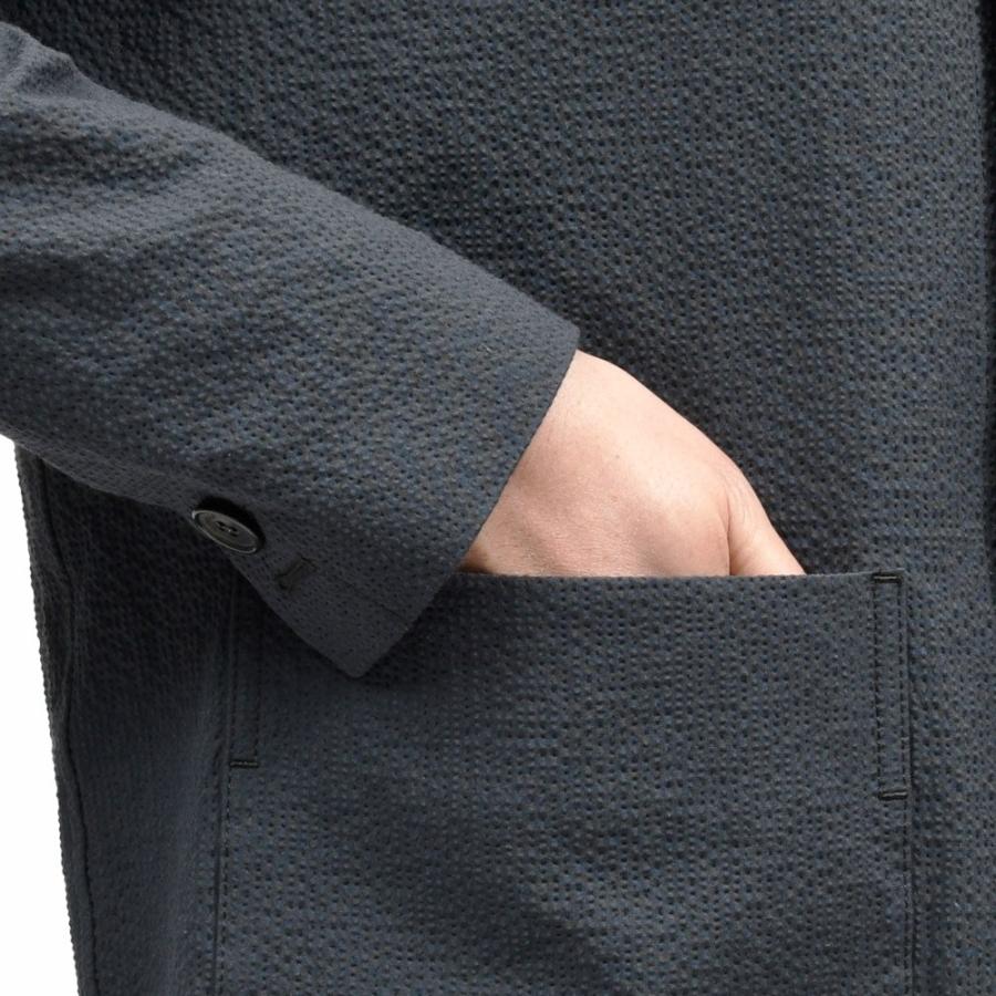 INCOTEX（インコテックス）ストレッチコットンシルクシアサッカーカバーオール 470-51802(M) 17065300052の画像