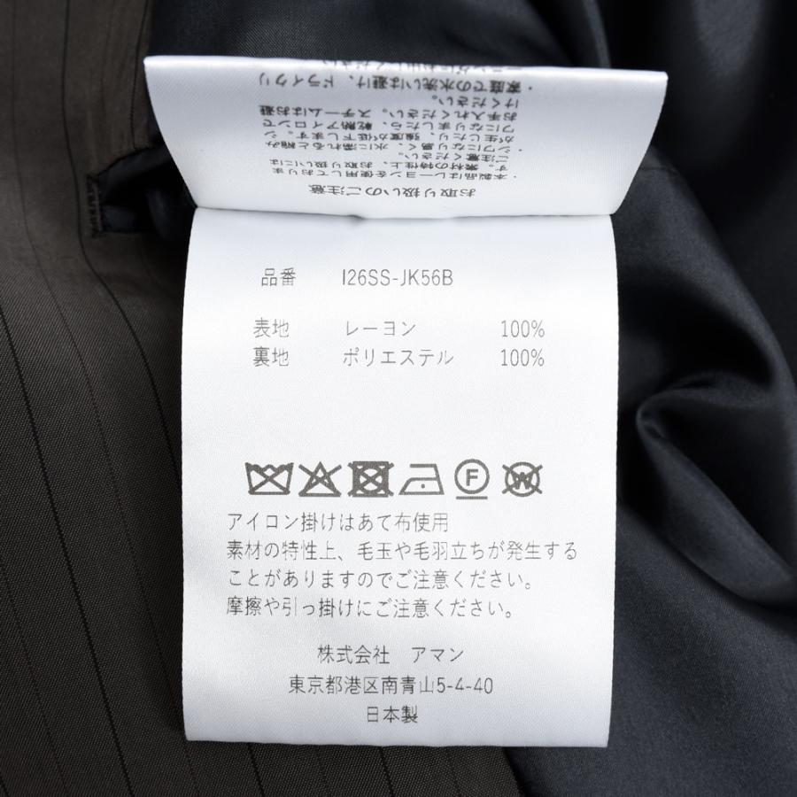 INSCRIRE(アンスクリア)ストライプオーバーサイズジャケット JK56B genderless 17065700039の画像
