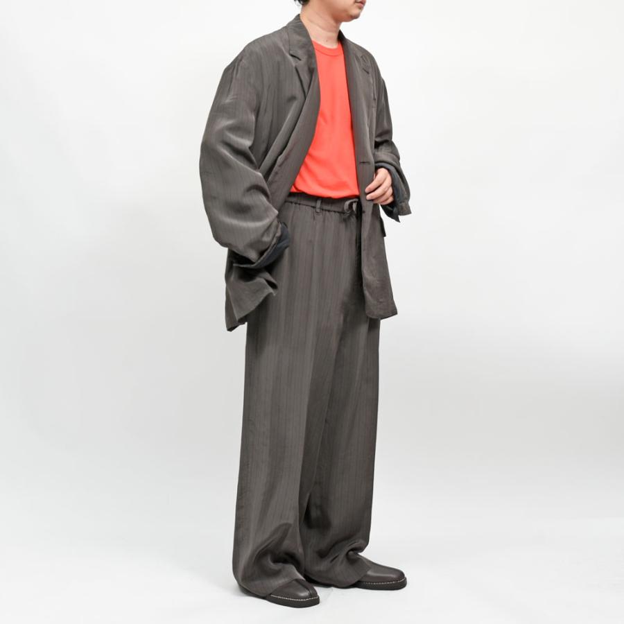 INSCRIRE(アンスクリア)ストライプオーバーサイズジャケット JK56B genderless 17065700039の画像