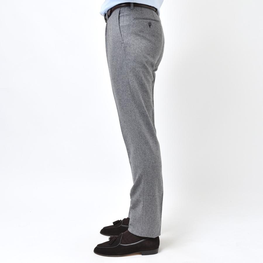 【SALE30％】guji（グジ）ウールフランネルソリッド3B1プリーツスーツ(MADE BY RING JACKET / CARLO BARBERAファブリック使用)  【秋/冬】17112204028の画像