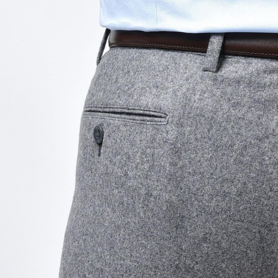 【SALE30％】guji（グジ）ウールフランネルソリッド3B1プリーツスーツ(MADE BY RING JACKET / CARLO BARBERAファブリック使用)  【秋/冬】17112204028の画像