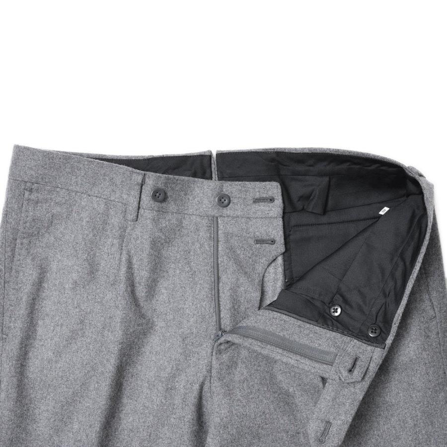 【SALE30％】guji（グジ）ウールフランネルソリッド3B1プリーツスーツ(MADE BY RING JACKET / CARLO BARBERAファブリック使用)  【秋/冬】17112204028の画像