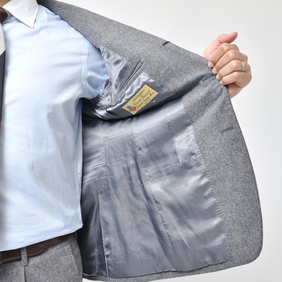 【SALE30％】guji（グジ）ウールフランネルソリッド3B1プリーツスーツ(MADE BY RING JACKET / CARLO BARBERAファブリック使用)  【秋/冬】17112204028の画像