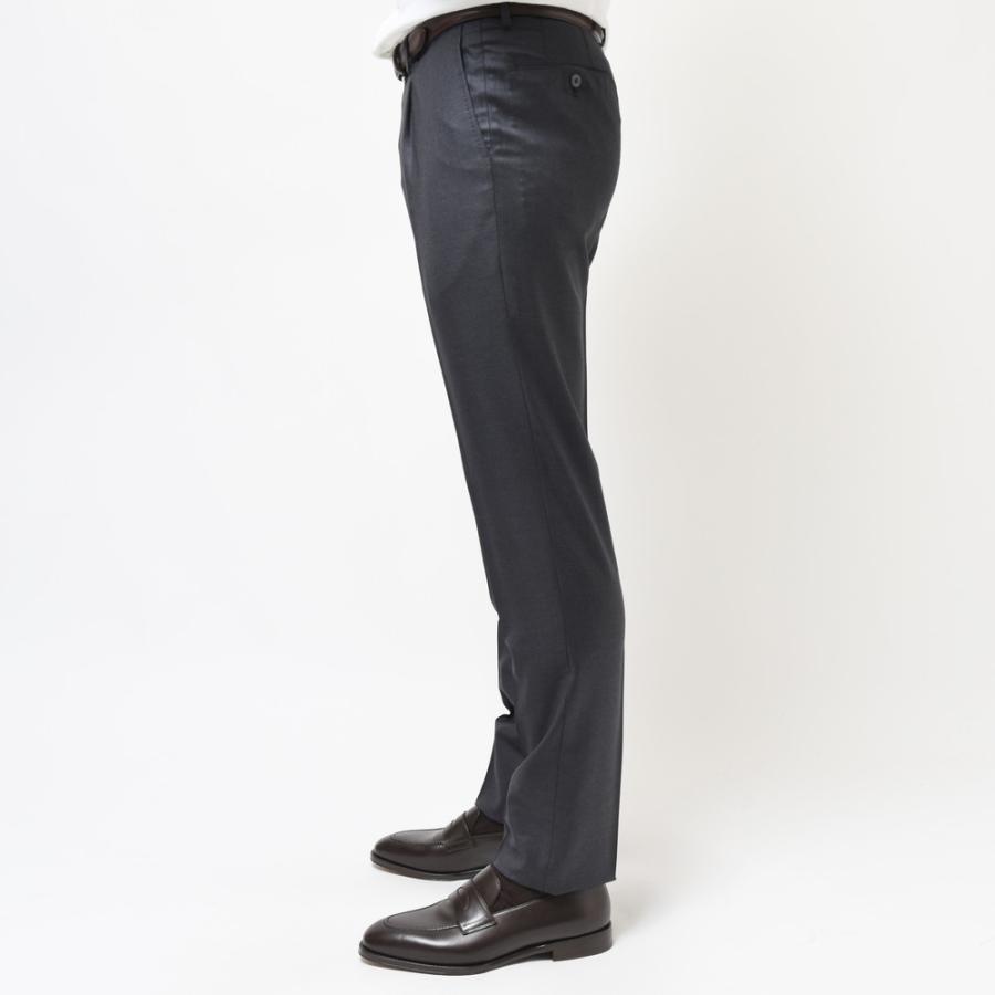 【SALE10％】guji（グジ）SUPER150'sウールソリッド3B1プリーツスーツ (MADE BY RING JACKET / LoroPianaファブリック使用)【オールシーズン】 17121206028の画像