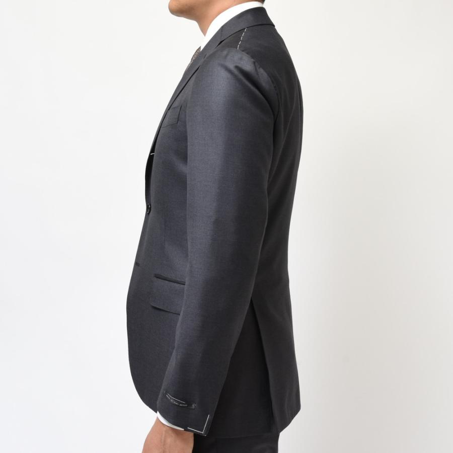 【SALE10％】guji（グジ）SUPER150'sウールソリッド3B1プリーツスーツ (MADE BY RING JACKET / LoroPianaファブリック使用)【オールシーズン】 17121206028の画像
