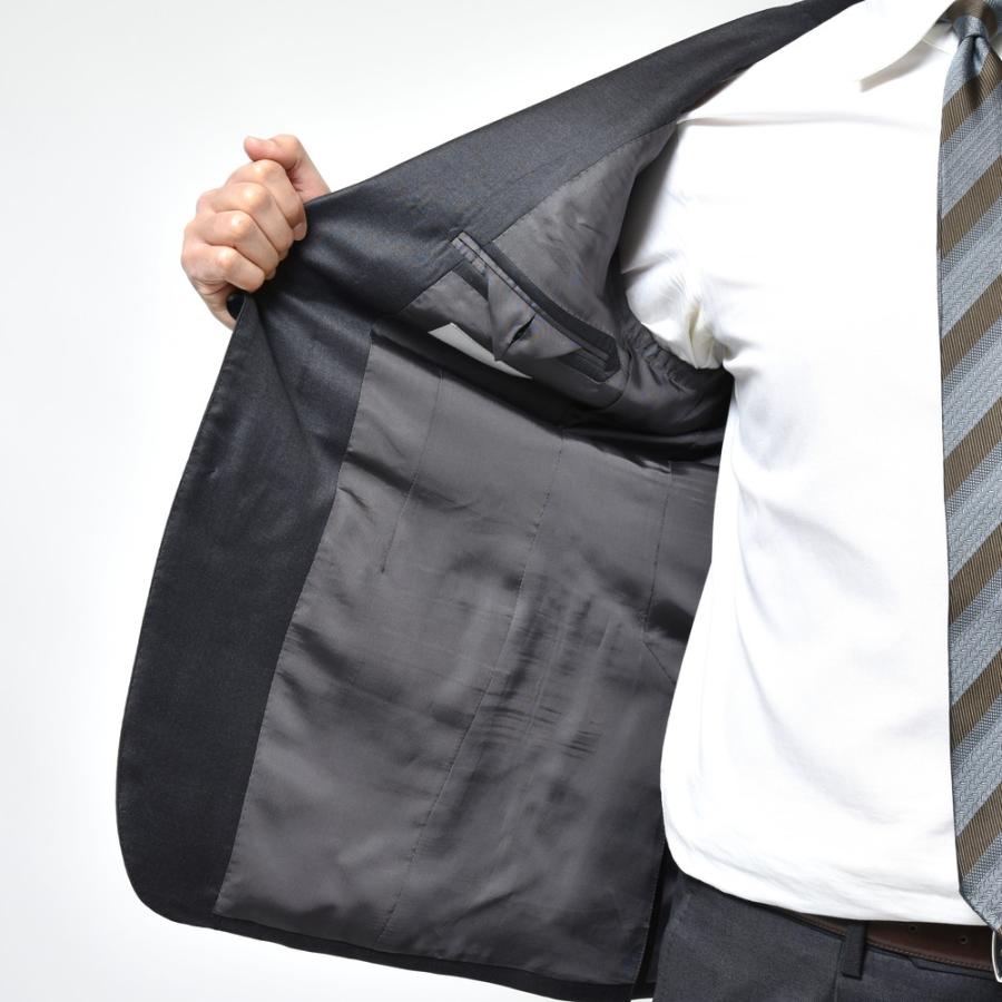 【SALE10％】guji（グジ）SUPER150'sウールソリッド3B1プリーツスーツ (MADE BY RING JACKET / LoroPianaファブリック使用)【オールシーズン】 17121206028の画像