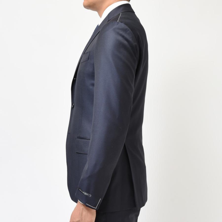 【SALE10％】guji（グジ）SUPER150'sウールソリッド3B1プリーツスーツ (MADE BY RING JACKET / LoroPianaファブリック使用)【オールシーズン】17121207028の画像