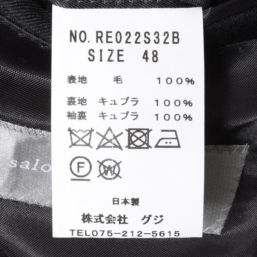 【SALE10％】guji（グジ）SUPER150'sウールソリッド6B1プリーツダブルスーツ (MADE BY RING JACKET / LoroPianaファブリック使用)【オールシーズン】17122201028の画像