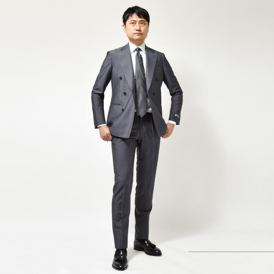 guji made by ringjacket SUPER BRIOダブルスーツ guji（グジ）SUPER BRIOスーパーブリオ キッドモヘアウール6B1プリーツ