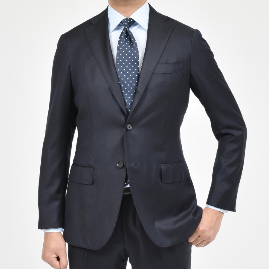 guji（グジ）SUPER130'sウール3B1プリーツスーツ (MADE BY RING JACKET / LoroPianaファブリック使用)【オールシーズン】17142201028の画像