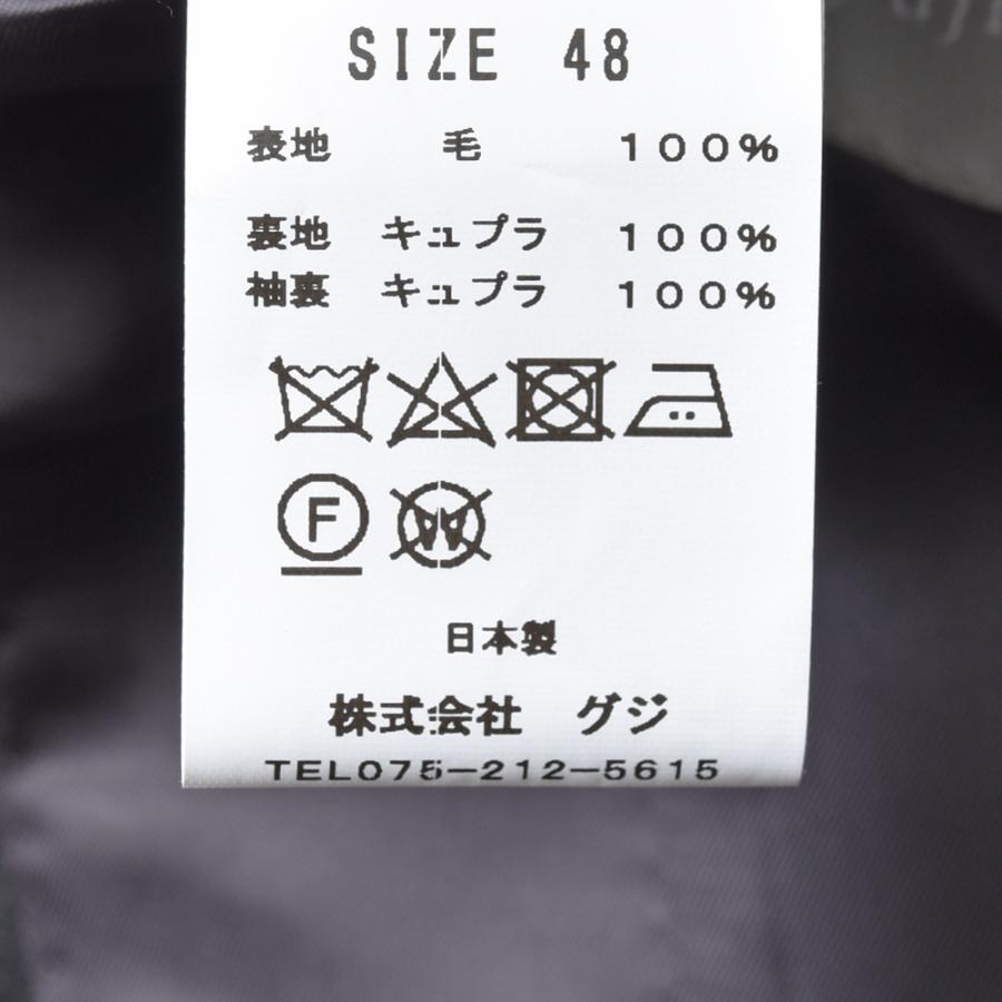 guji（グジ）SUPER130'sウール3B1プリーツスーツ (MADE BY RING JACKET / LoroPianaファブリック使用)【オールシーズン】17142204028の画像
