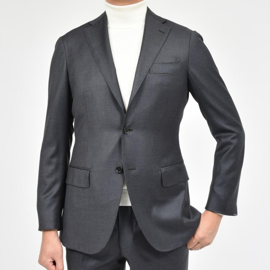 guji（グジ）SUPER130'sウール3B1プリーツスーツ (MADE BY RING JACKET / LoroPianaファブリック使用)【オールシーズン】17142204028の画像