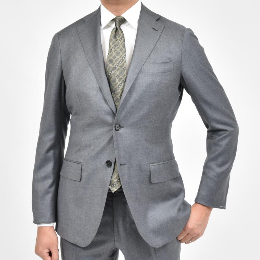 guji（グジ）SUPER130'sウール3B1プリーツスーツ (MADE BY RING JACKET / LoroPianaファブリック使用)【オールシーズン】17142205028の画像