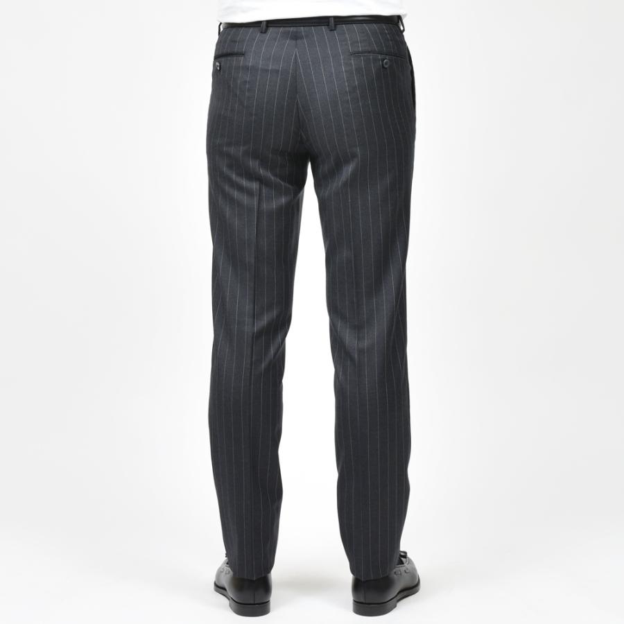 guji（グジ）SUPER 110'sウールサージピンストライプ3B1プリーツスーツ (MADE BY RING JACKET / VITALE BARBERIS CANONICOファブリック使用)【春/秋/冬】の画像