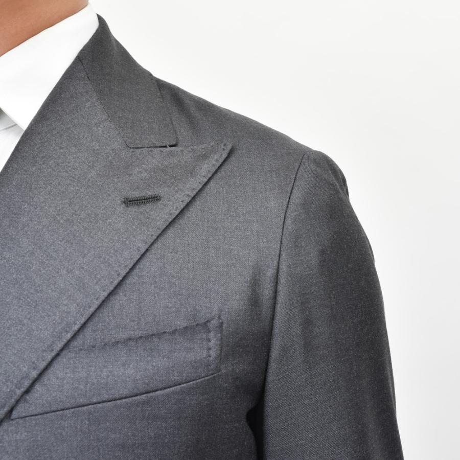 guji（グジ）SUPER130'sウール6B1プリーツダブルスーツ (MADE BY RING JACKET / LoroPianaファブリック使用)【オールシーズン】GUJ-03E/GUP-02 17142210028の画像