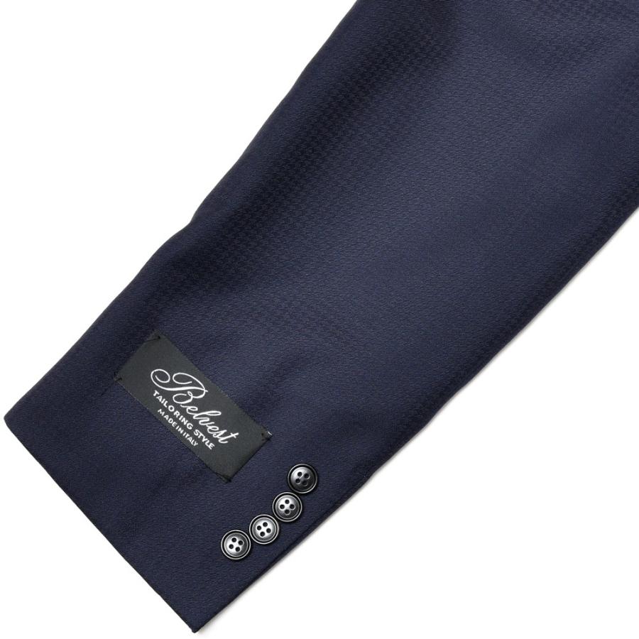 Belvest（ベルベスト）SUPER110'sウールシャドーハウンドトゥース3B1プリーツスーツ A70305S-97 17145201020 |  | 13