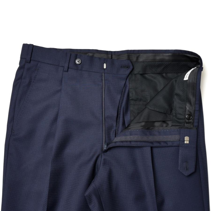 Belvest（ベルベスト）SUPER110'sウールシャドーハウンドトゥース3B1プリーツスーツ A70305S-97 17145201020 |  | 14