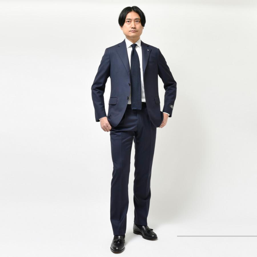 Belvest（ベルベスト）SUPER110'sウールシャドーハウンドトゥース3B1プリーツスーツ A70305S-97 17145201020 |  | 01