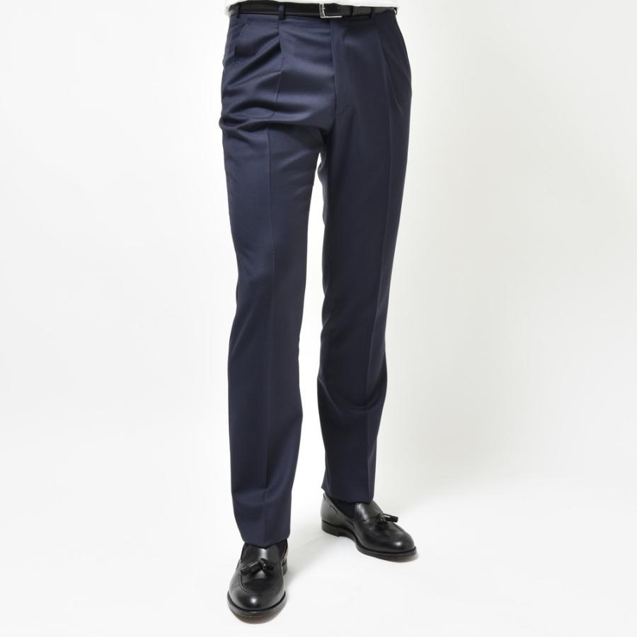 Belvest（ベルベスト）SUPER110'sウールシャドーハウンドトゥース3B1プリーツスーツ A70305S-97 17145201020 |  | 08