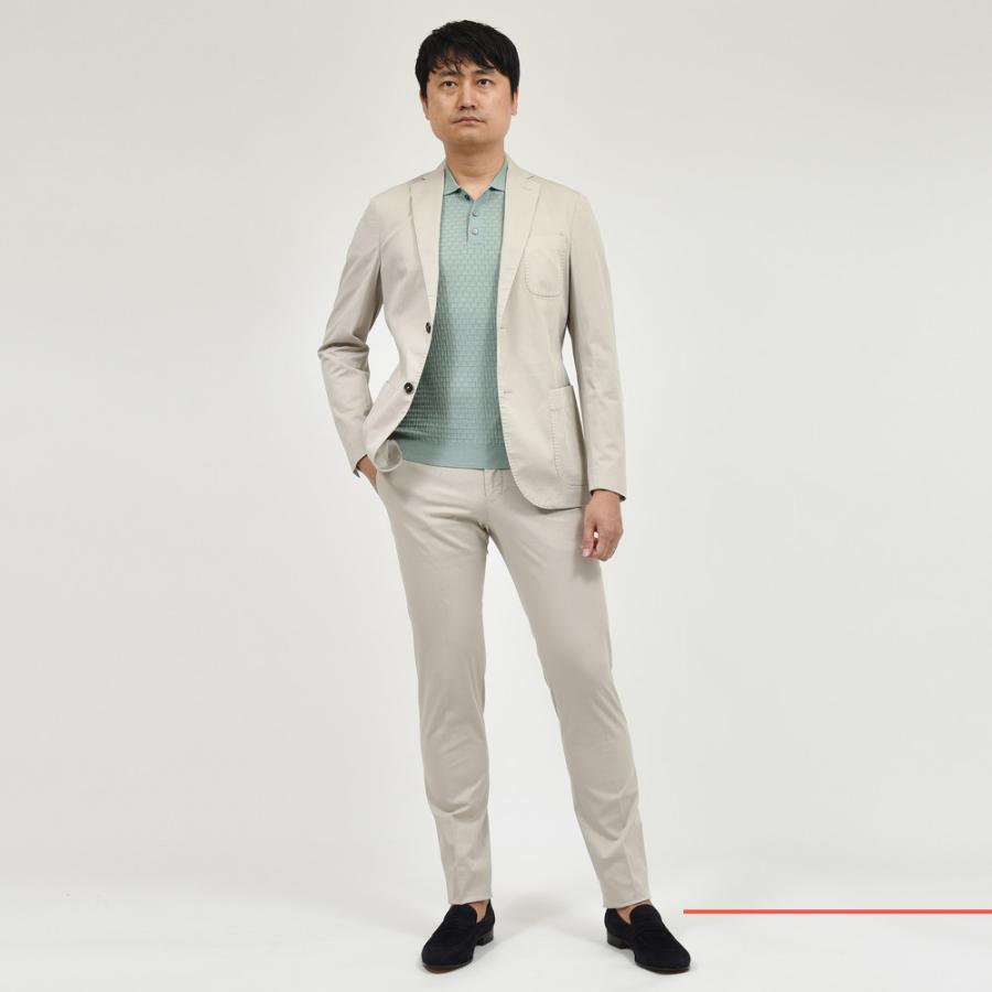 INCOTEX（インコテックス）ガーメントダイストレッチコットンロイヤル