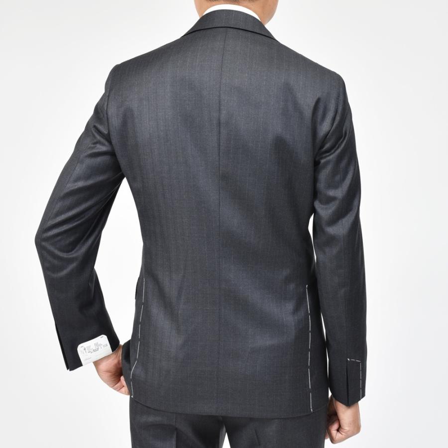 Belvest（ベルベスト）SUPER110'sウールオルタネイトストライプ3B1プリーツスーツ A305S-11931/GJ ...
