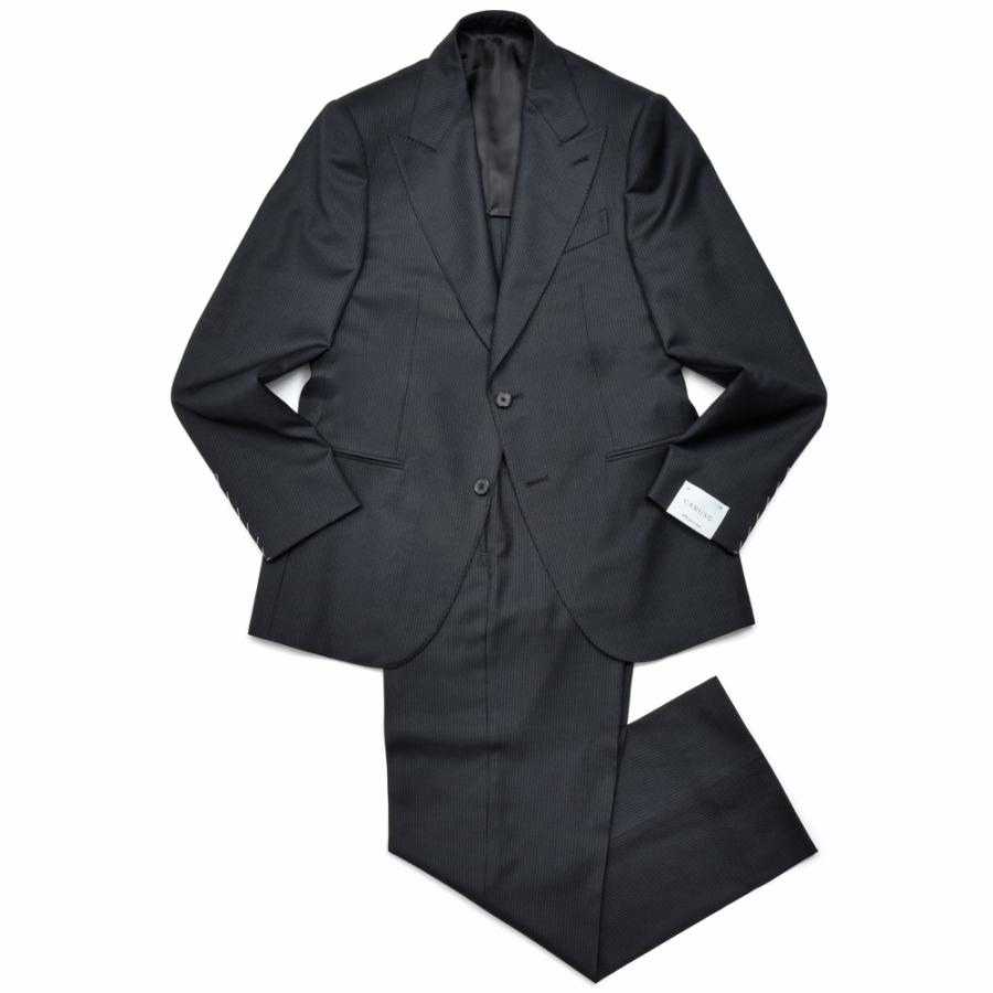 CARUSO（カルーゾ）NORMAノルマ ウールツイルピンストライプ2Bスーツ