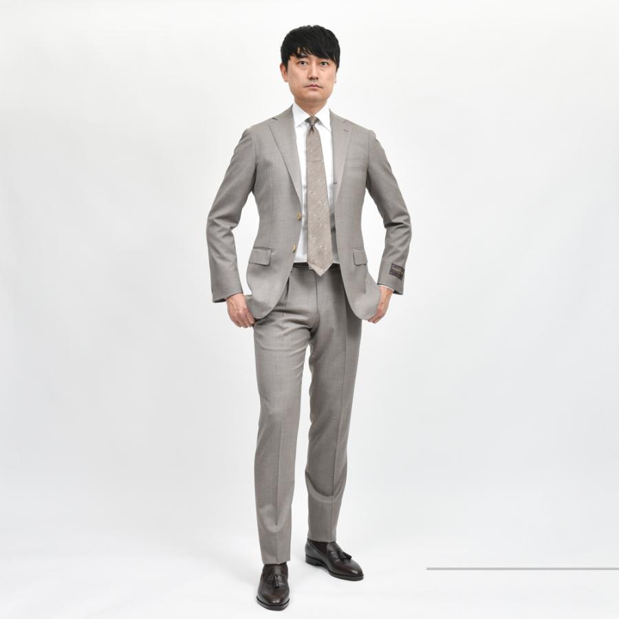 guji（グジ）ウールトロピカル3B1プリーツスーツ (MADE BY RING JACKET / VITALE BARBERIS CANONICOファブリック使用)【春/夏】17151204028の画像