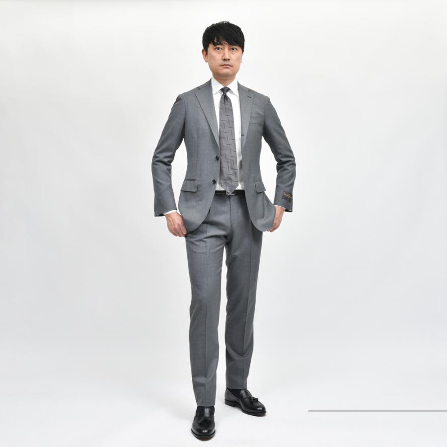 guji（グジ）ウールトロピカル3B1プリーツスーツ (MADE BY RING JACKET / VITALE BARBERIS CANONICOファブリック使用)【春/夏】17151204028の画像