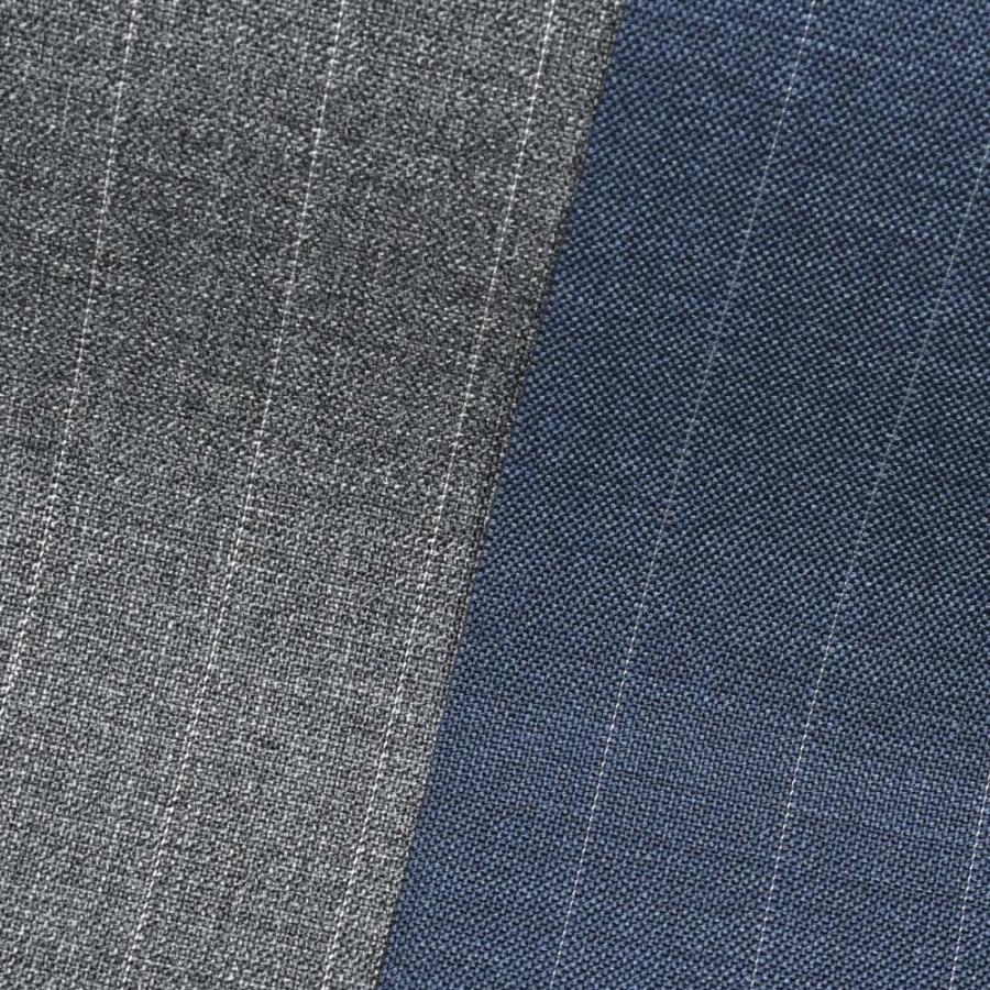 guji（グジ）ウールトロピカルピンストライプ3B1プリーツスーツ (MADE BY RING JACKET / VITALE BARBERIS CANONICOファブリック使用)【春/夏】17151205028の画像