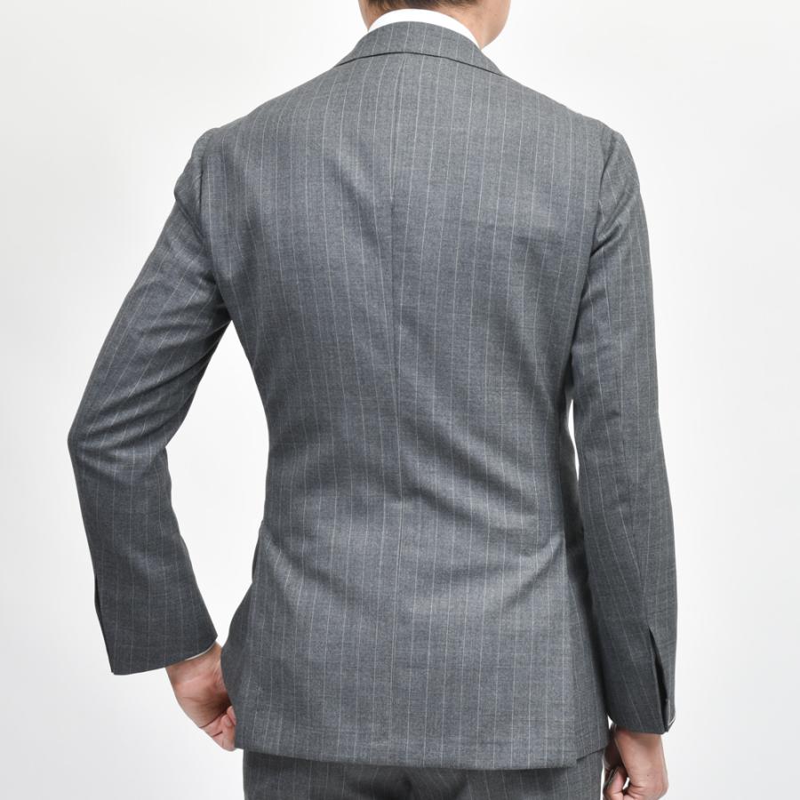 guji（グジ）ウールトロピカルピンストライプ3B1プリーツスーツ (MADE BY RING JACKET / VITALE BARBERIS CANONICOファブリック使用)【春/夏】17151205028の画像