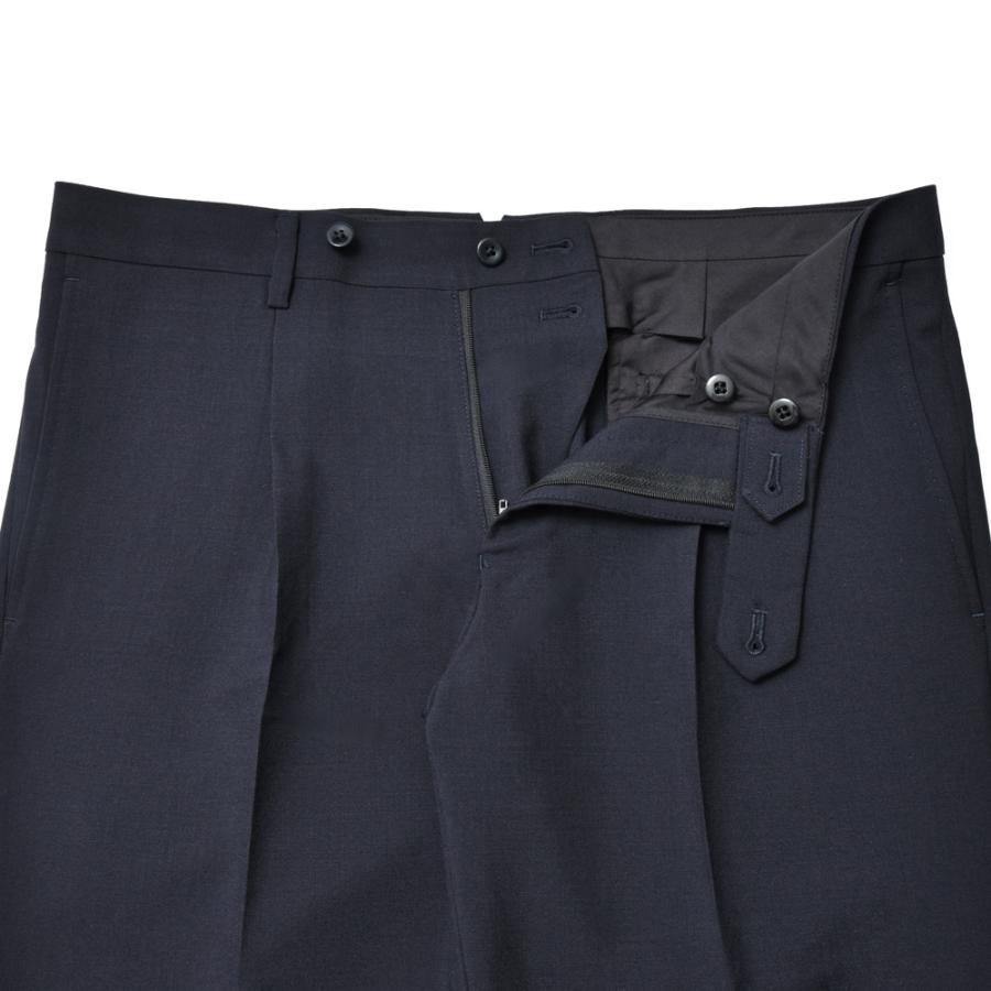 guji（グジ）ウールモヘア3B1プリーツソリッドスーツ(MADE BY RING JACKET / DORMEUILファブリック)【春/夏】17151207028の画像