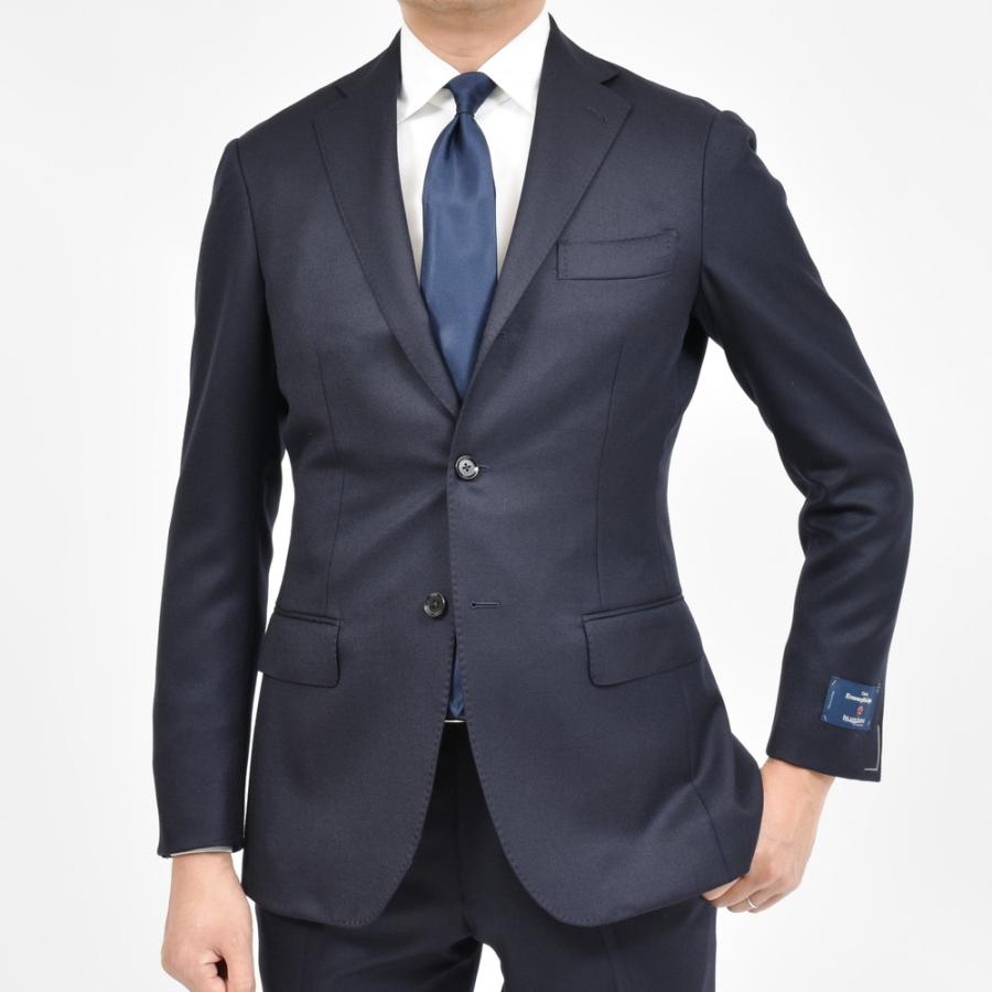 guji（グジ）ウールサージ3B1プリーツスーツ MADE BY RING JACKET / Ermenegildo Zegna - ISLAND FLEECE 17152202028の画像