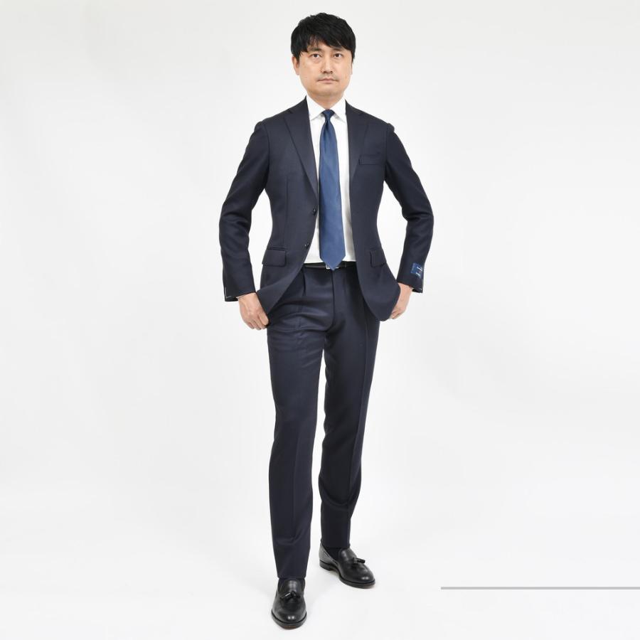 guji（グジ）ウールサージ3B1プリーツスーツ MADE BY RING JACKET / Ermenegildo Zegna - ISLAND FLEECE 17152202028の画像